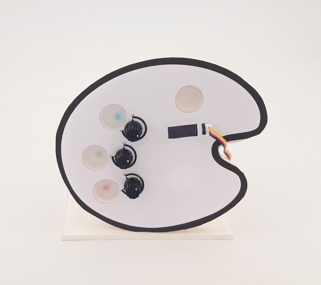 Paleta pintor proyecto final de frente